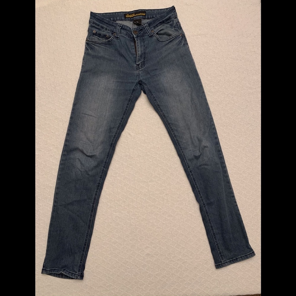 Akuma Men’s Blue Jeans Size 28 Inseam 30 Stretch
